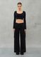 Cut Out Crop Long-sleeved Black_4