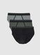 Tripack Regular Fit Multicolour Stretch Cotton Briefs_4