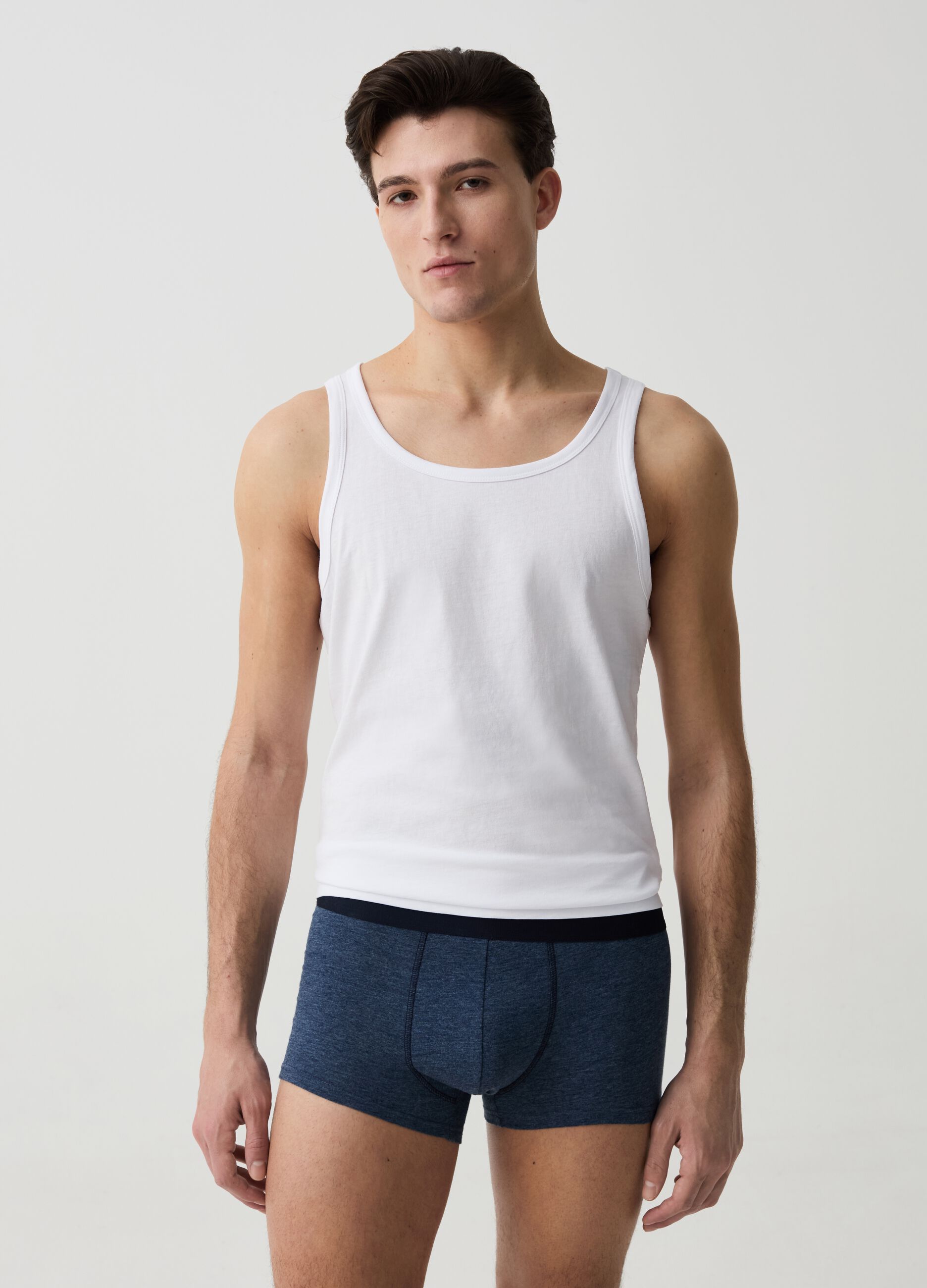 Five-pack boxers in organic cotton