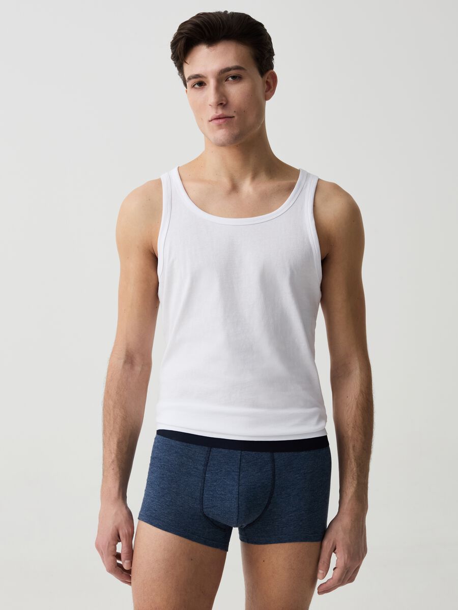 Five-pack boxers in organic cotton_0