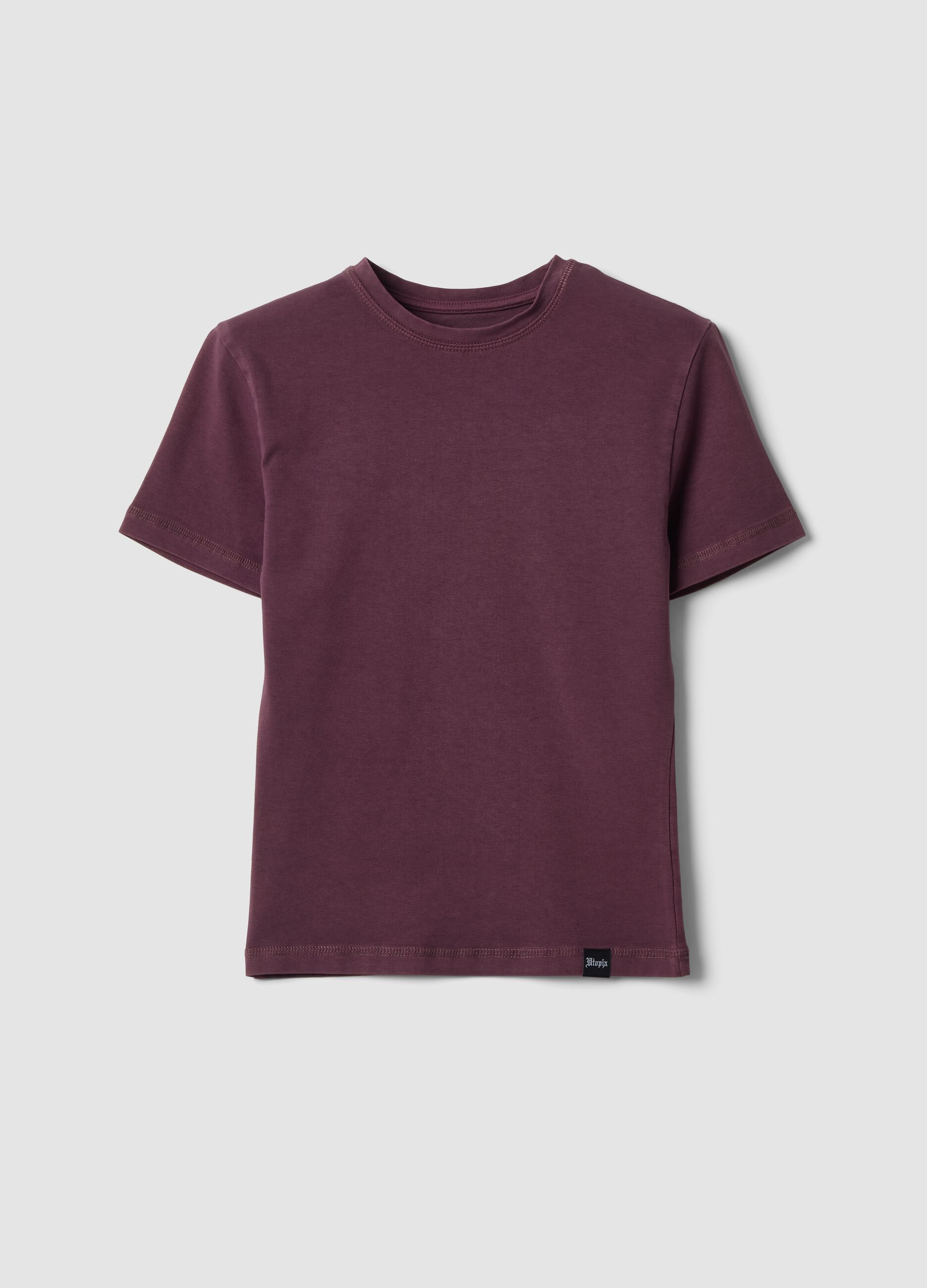 Perfect T-shirt Washed Wine