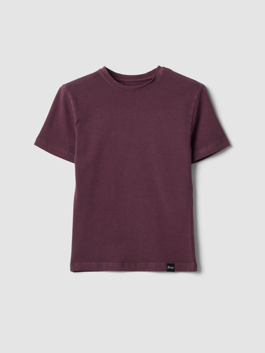 Perfect T-shirt Washed Wine_0