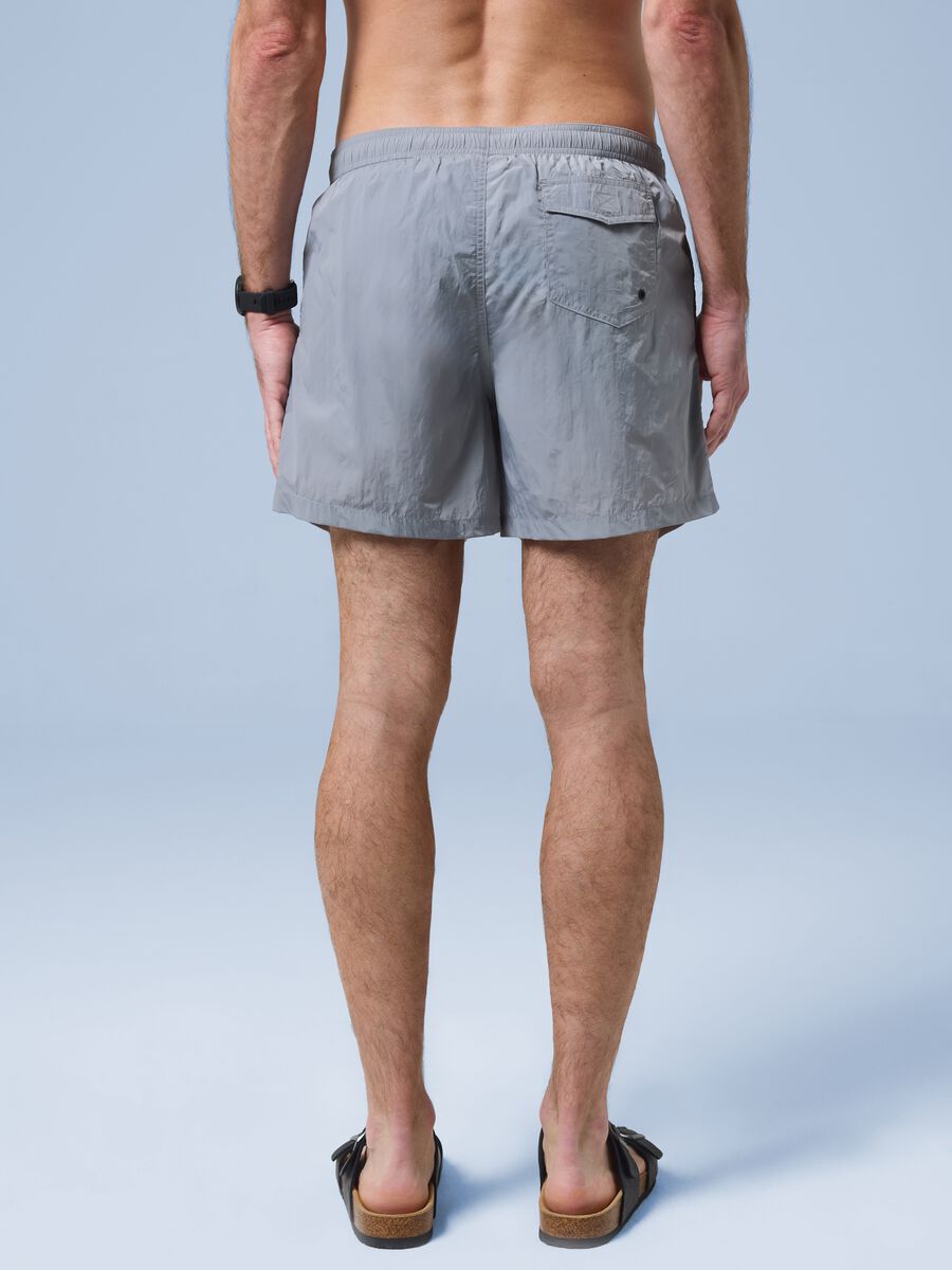 ALTAVIA SAILNG grey boxer swim shorts with elasticated waistband_2