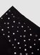Cueca preta de algod&atilde;o org&acirc;nico el&aacute;stico com estampado de estrelas_3