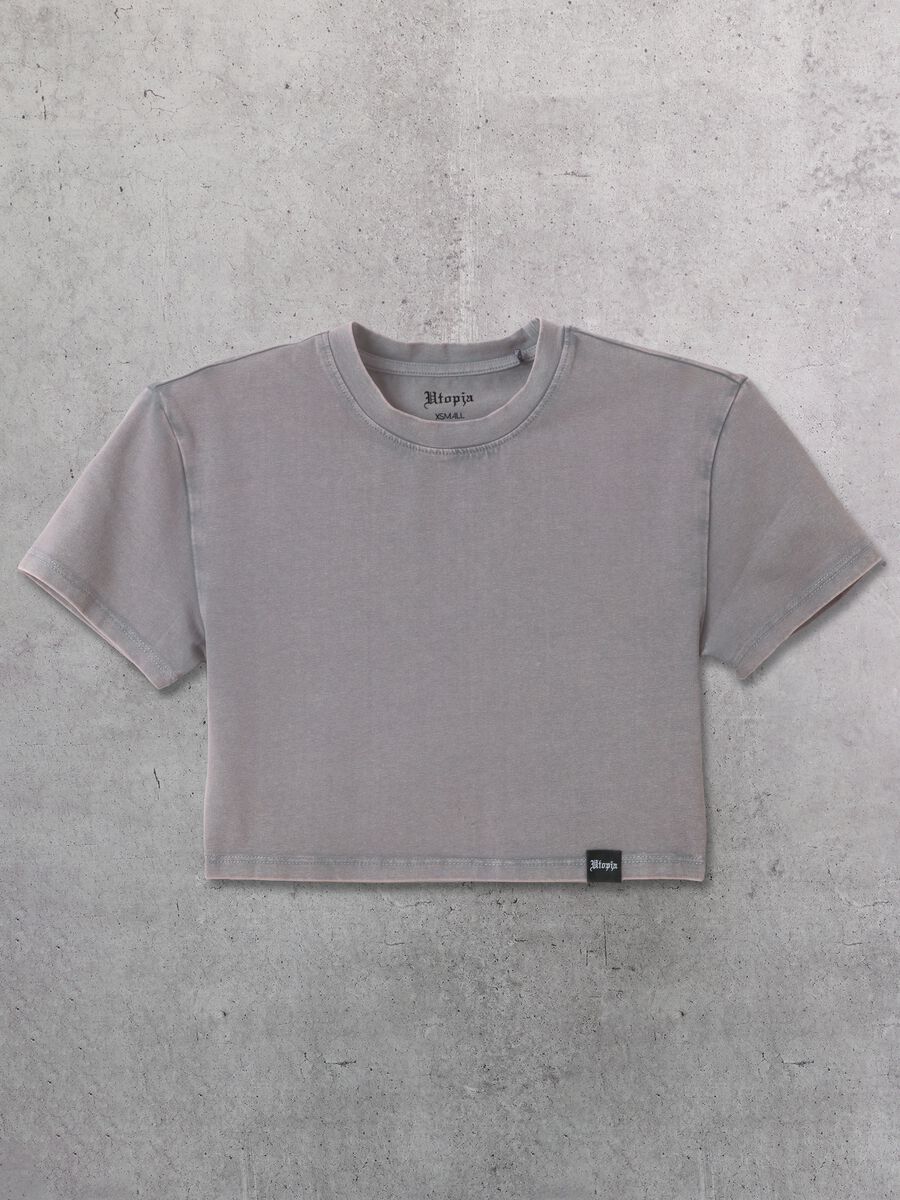 Camiseta crop gris vintage_4