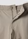 Beige regular-fit stretch-fabric jogger bermuda shorts_5
