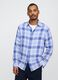 Blue Gradient Check Shirt_0