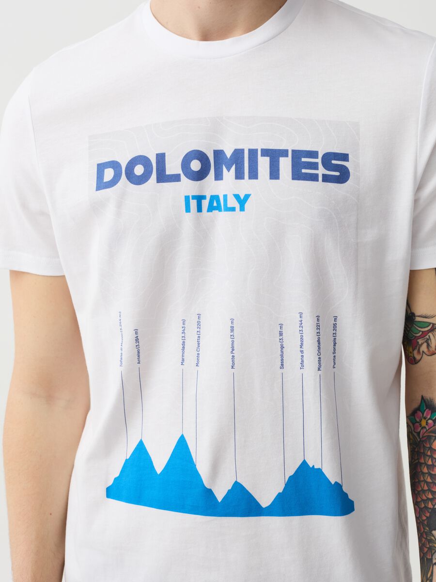 T-shirt with Dolomiti print_1