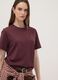Purple pure cotton relaxed-fit T-shirt_0