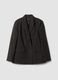 Brown wool and viscose-blend blazer_0