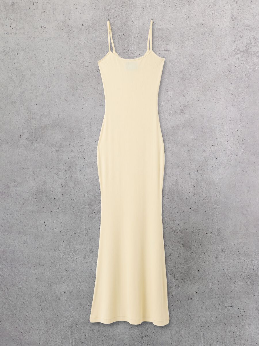 Pastel Yellow Long Dress_6