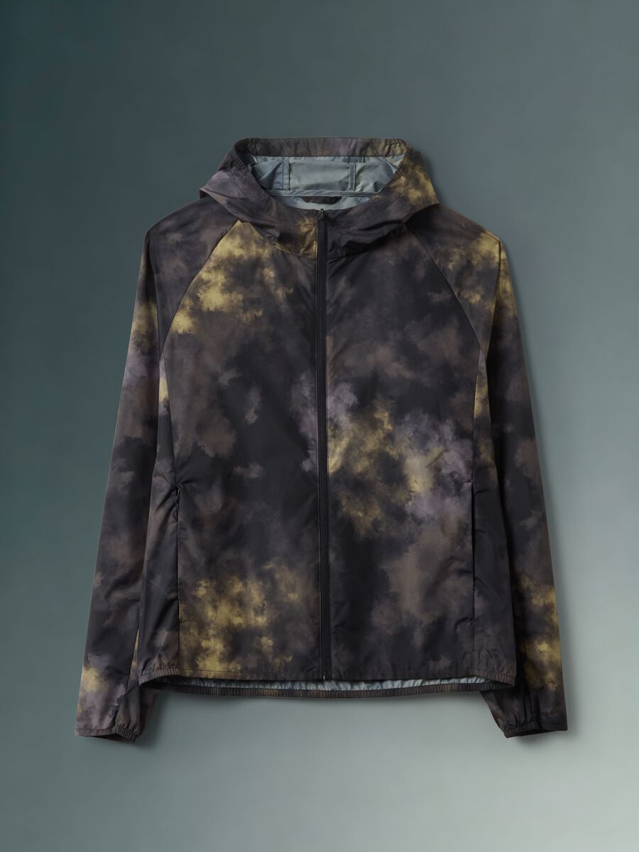 Tie Dye Effect Windbreaker Jacket ALTAVIA WITH DEBORAH COMPAGNONI_4