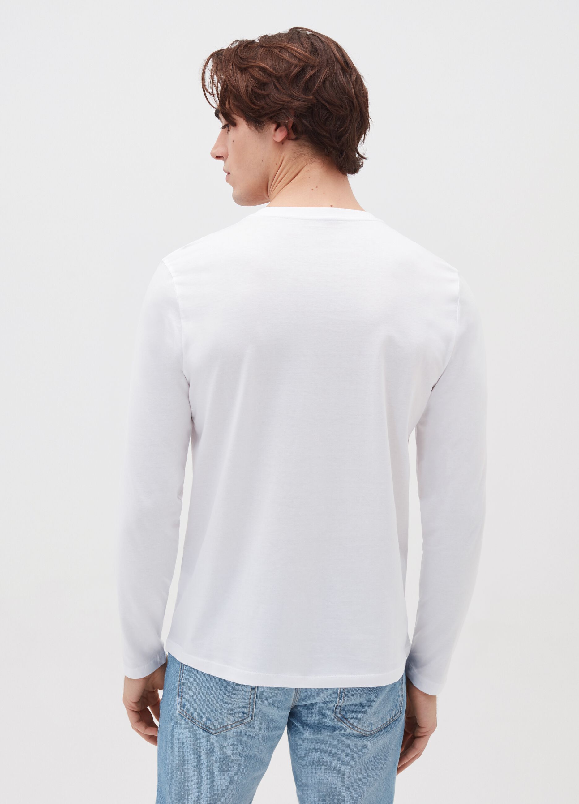 Camiseta algodón 100% manga larga