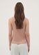 Top interior bege canelado em mistura de algod&atilde;o e viscose com decote henley_3