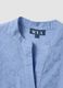 Light blue pure cotton shirt with embroidery_5