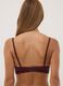 Purple stretch microfibre triangle bra with lace_3