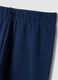 Girls&rsquo; blue skinny leggings in stretch organic cotton_4