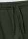Green pure cotton fleece over-fit jogger trousers_3