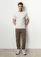 White organic cotton slim-fit short-sleeve T-shirt_1