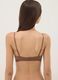 Beige triangle bra with removable padding in stretch fabric_2