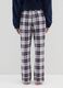 Multicolour plaid flannel pyjama trousers regular fit_2