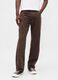 Straight Brown Denim Trousers_1