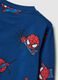Newborn blue pure cotton pyjamas regular fit with Spider-Man prints_3