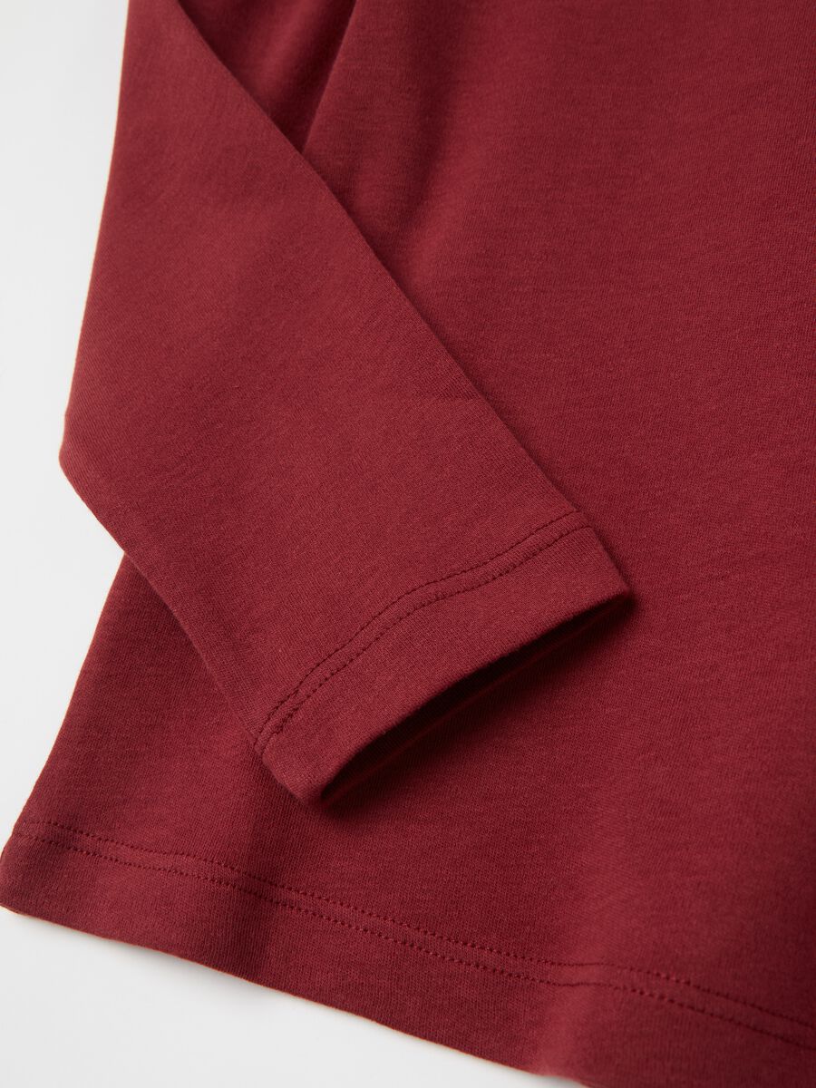 Long-sleeved cotton T-shirt_2