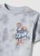 Children's Grey Tie-Dye Pure Cotton T-shirt Regular Fit_2