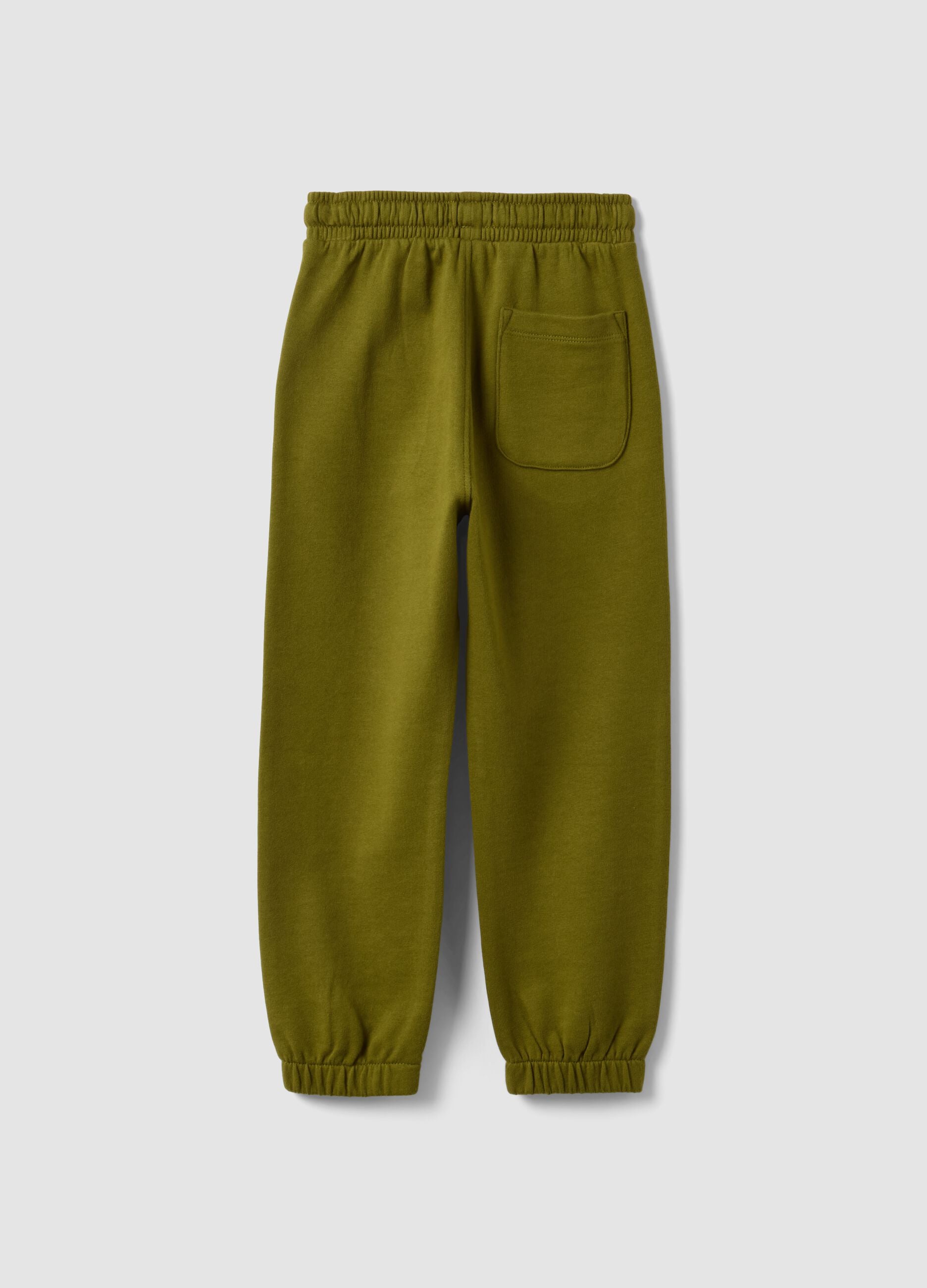Gr&uuml;ne Joggerhose aus Bio-Baumwolle