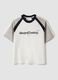 Wei&szlig;es T-Shirt aus reiner Baumwolle mit Rundhalsausschnitt und Schriftzug &bdquo;Always Cooking&ldquo;_0