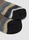 Mehrfarbig gestreifte Socken aus Mohair und elastischem Alpaka_1