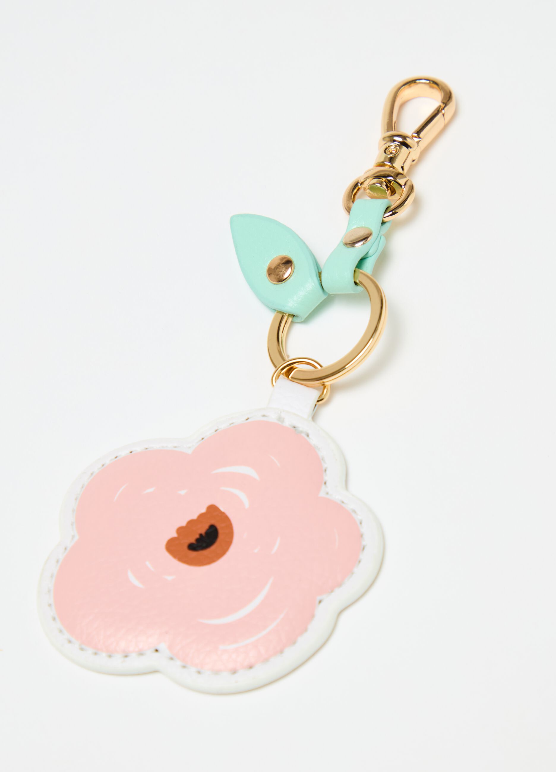 Keyring with flower