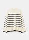 Striped pullover with slits_4