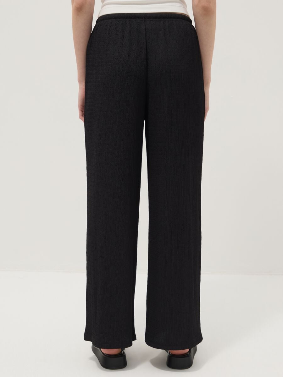Schwarze Wide-Leg-Jogginghose_3