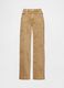 Beige Stretch Denim Trousers_6
