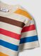 Beige striped organic cotton T-shirt_2