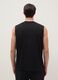 Black cotton blend vest regular fit_2