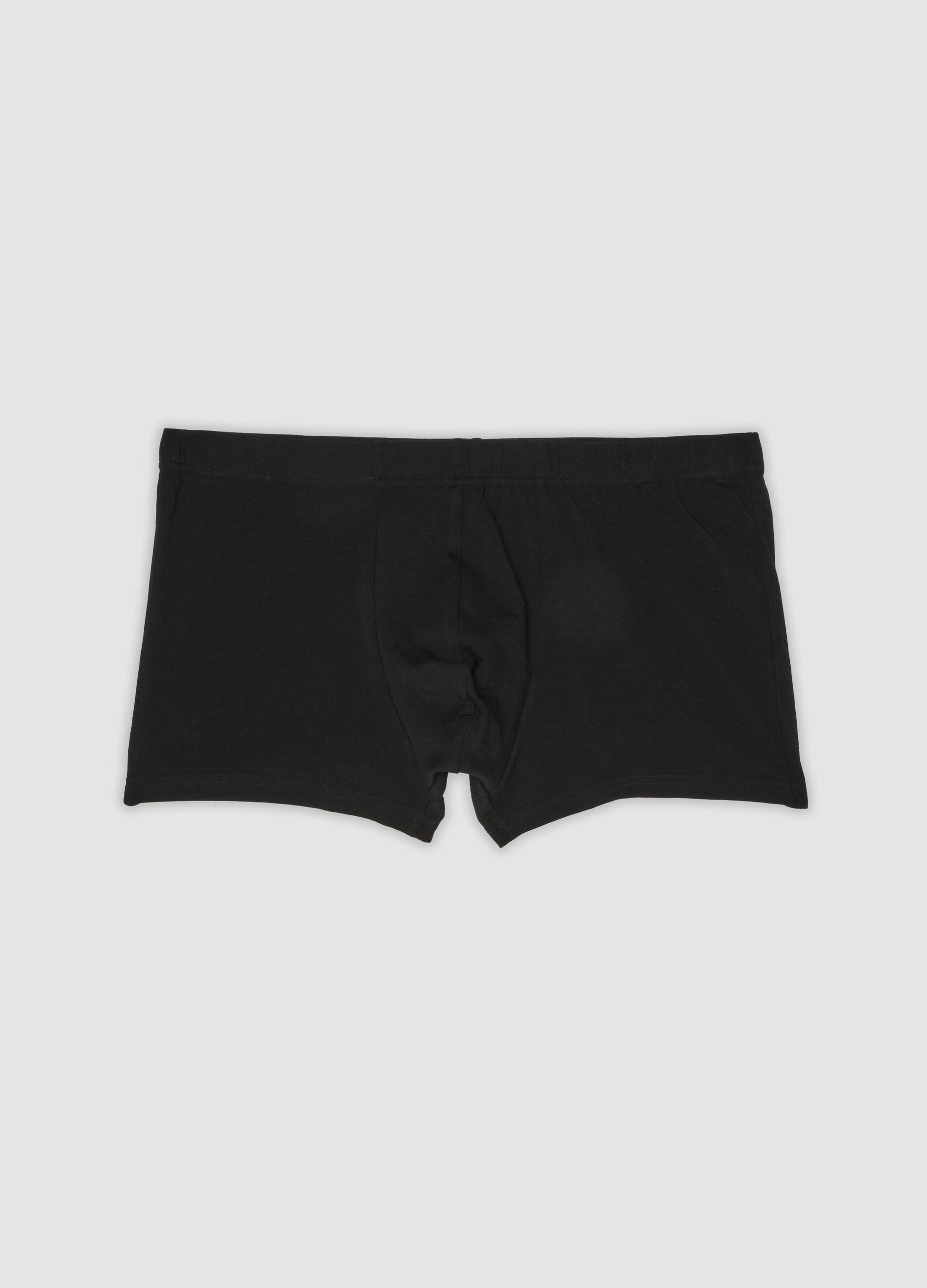 Schwarze Boxershorts aus Bio-Baumwolle