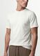White organic cotton slim-fit short-sleeve T-shirt_2