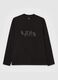 Long-sleeved Graphic T-shirt Black_5