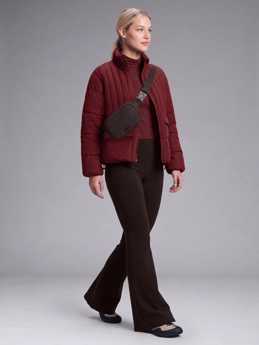 Brown flared stretch trousers ALTAVIA STUDIO_0