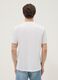 Wei&szlig;es T-Shirt aus reiner Baumwolle mit Print, Regular Fit_3