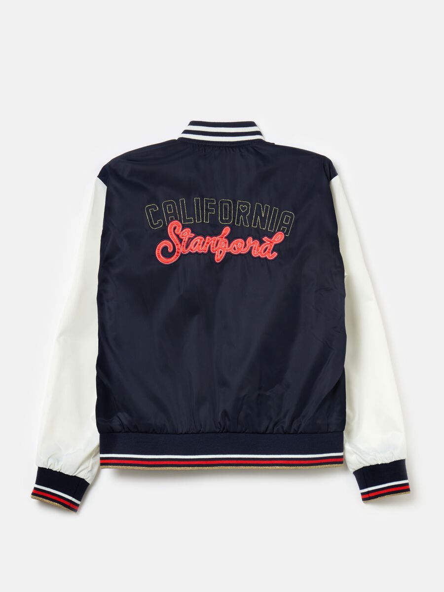 Varsity bomber jacket with lettering embroidery_1