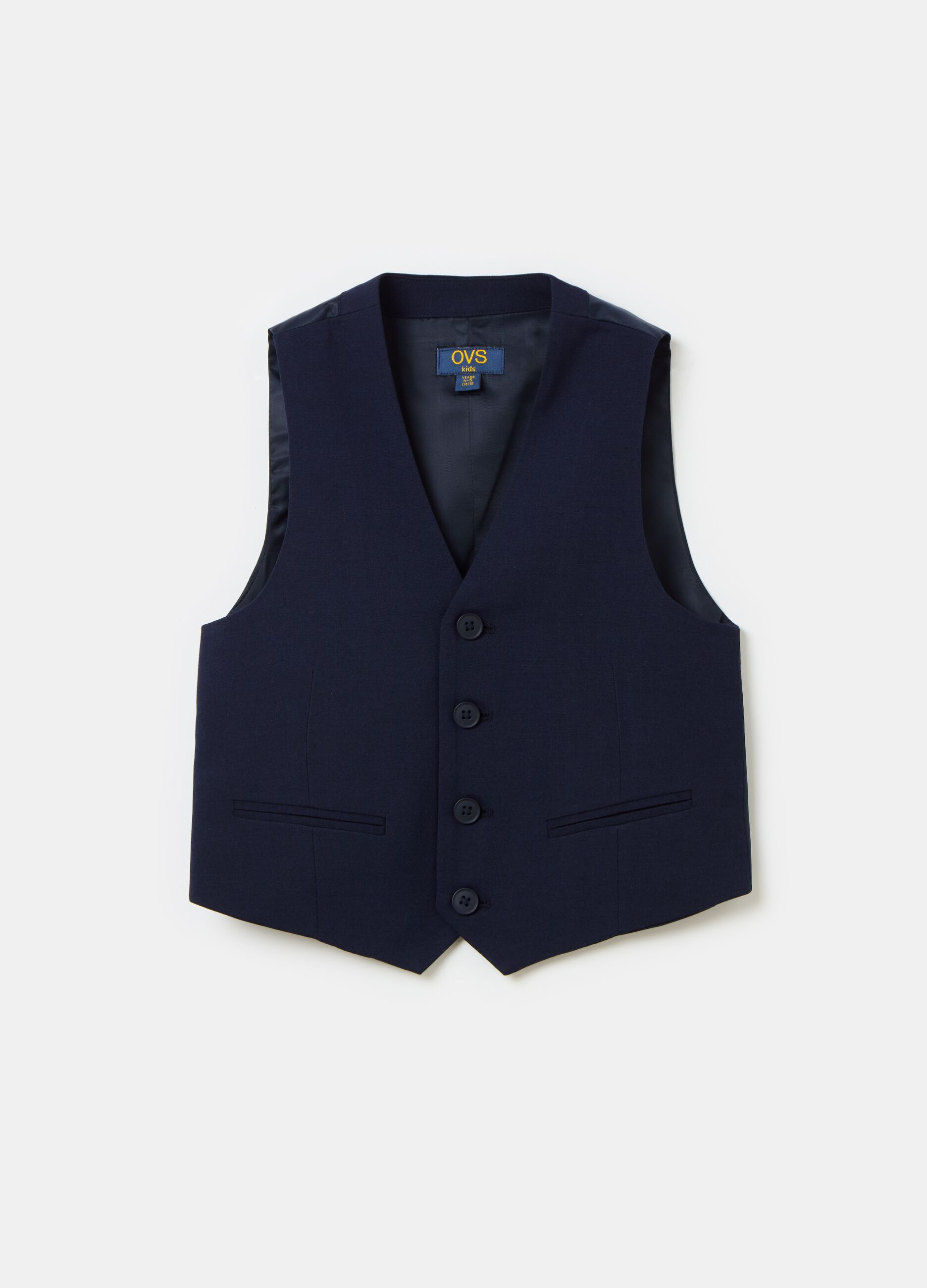 Elegant gilet with buttons