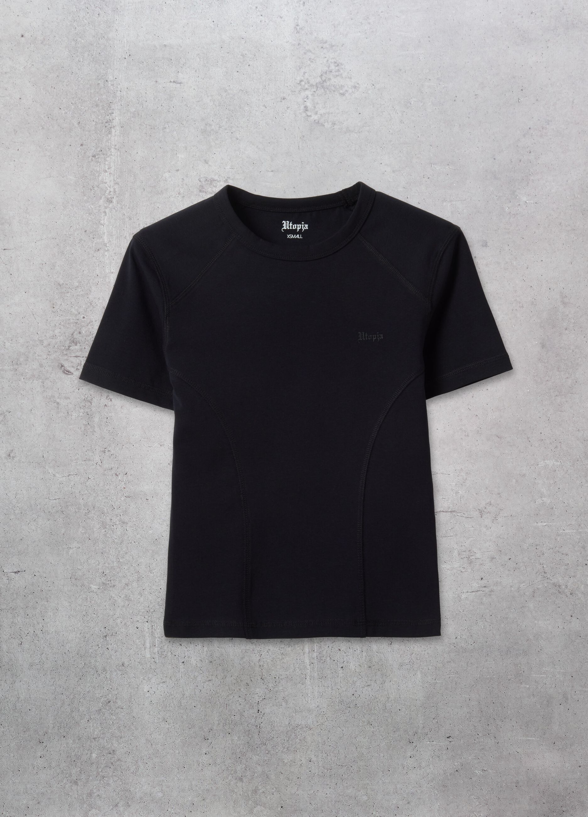 Fitted Black Logo T-shirt