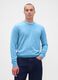 Blue Cotton Blend Sweater_0