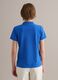Blue organic cotton polo shirt, regular fit_3