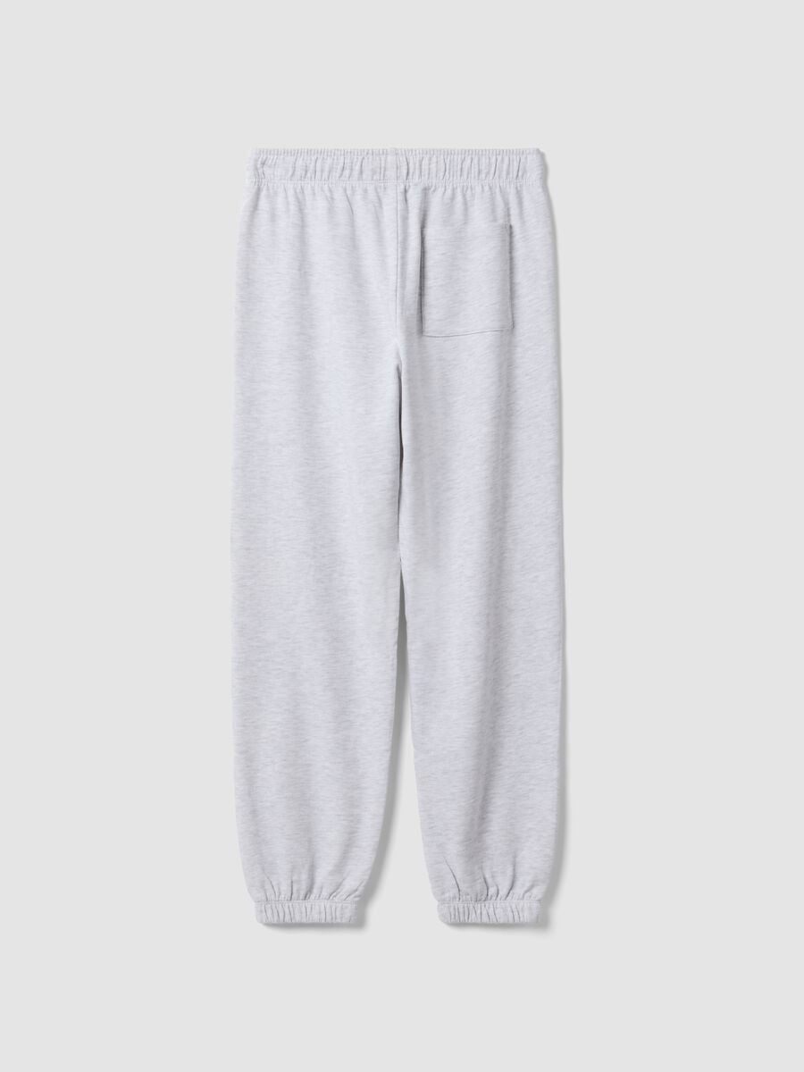 Graue Jogginghose aus reiner Baumwolle_1