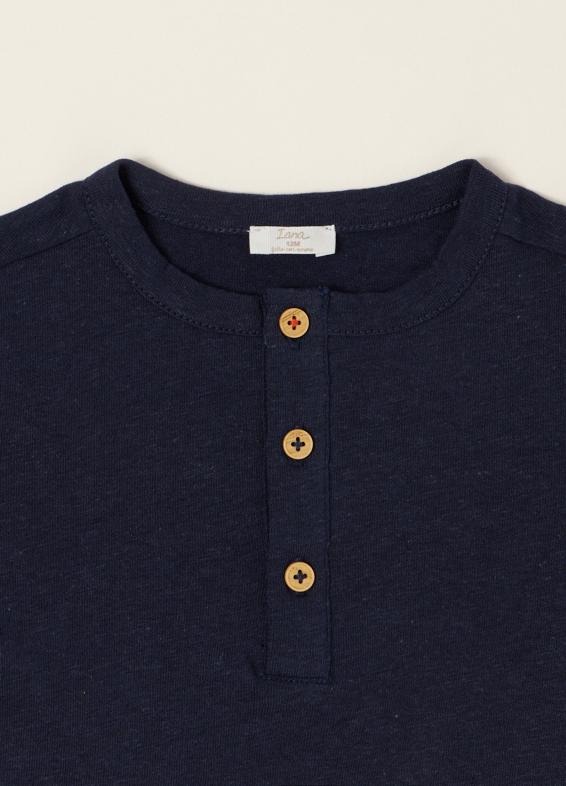 IANA linen-blend jersey T-shirt